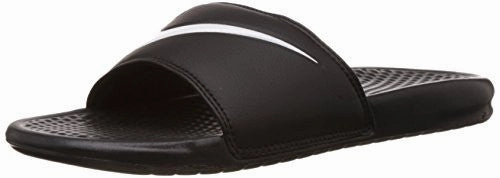 10 USNike Benassi Swoosh. Black 312618-011 Mens shoes size: 10 US Amazon Asics Tennis Shoes