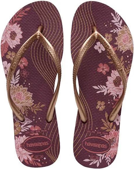 Flip Flops For Pronated Feet 4132823 - SLIM ORGANIC PURPLE SOIL