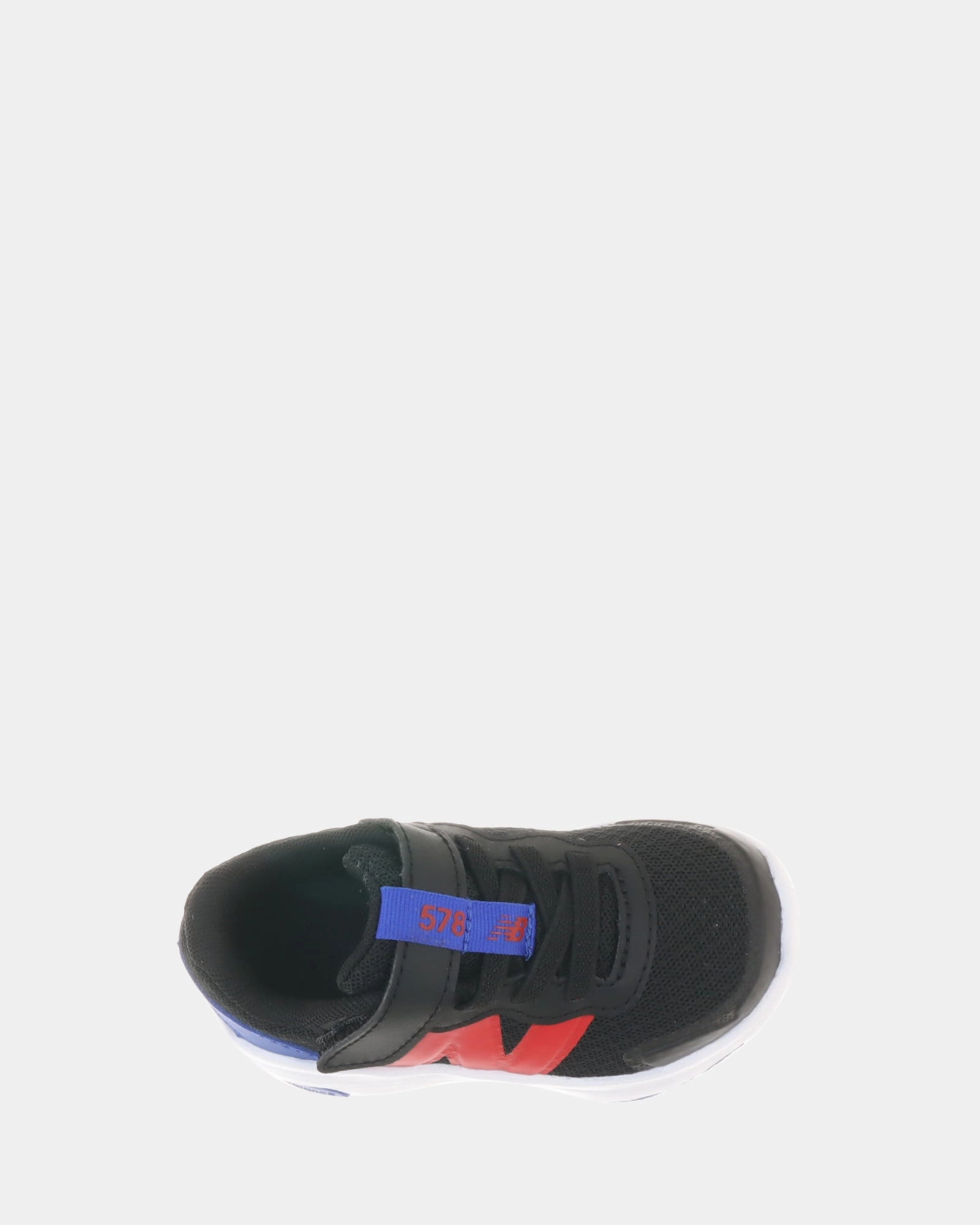 578 Self-Fastening Infant Black Shoes Run True To Size