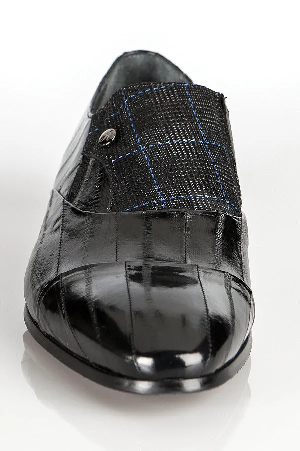 Flat Loafers Shoes 6103 Rina's Couture Shoes / Black