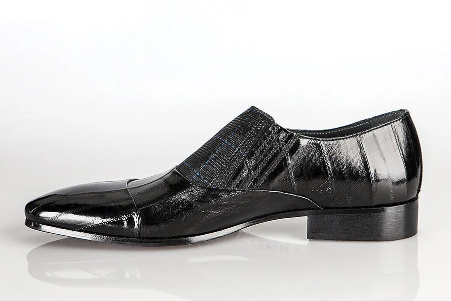 6103 Rina's Couture Shoes / Black Italy Loafers