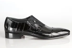 Loafers No Back 6103 Rina's Couture Shoes / Black