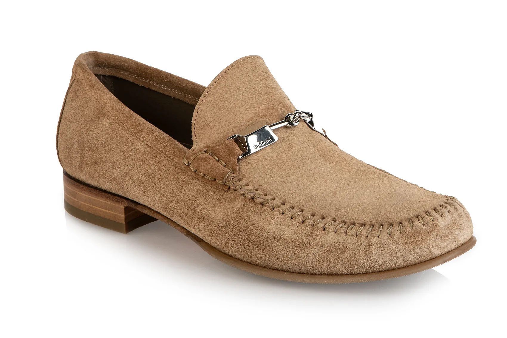 8500 Baldinini Shoes / Beige Miu Miu Bleached Leather Loafers