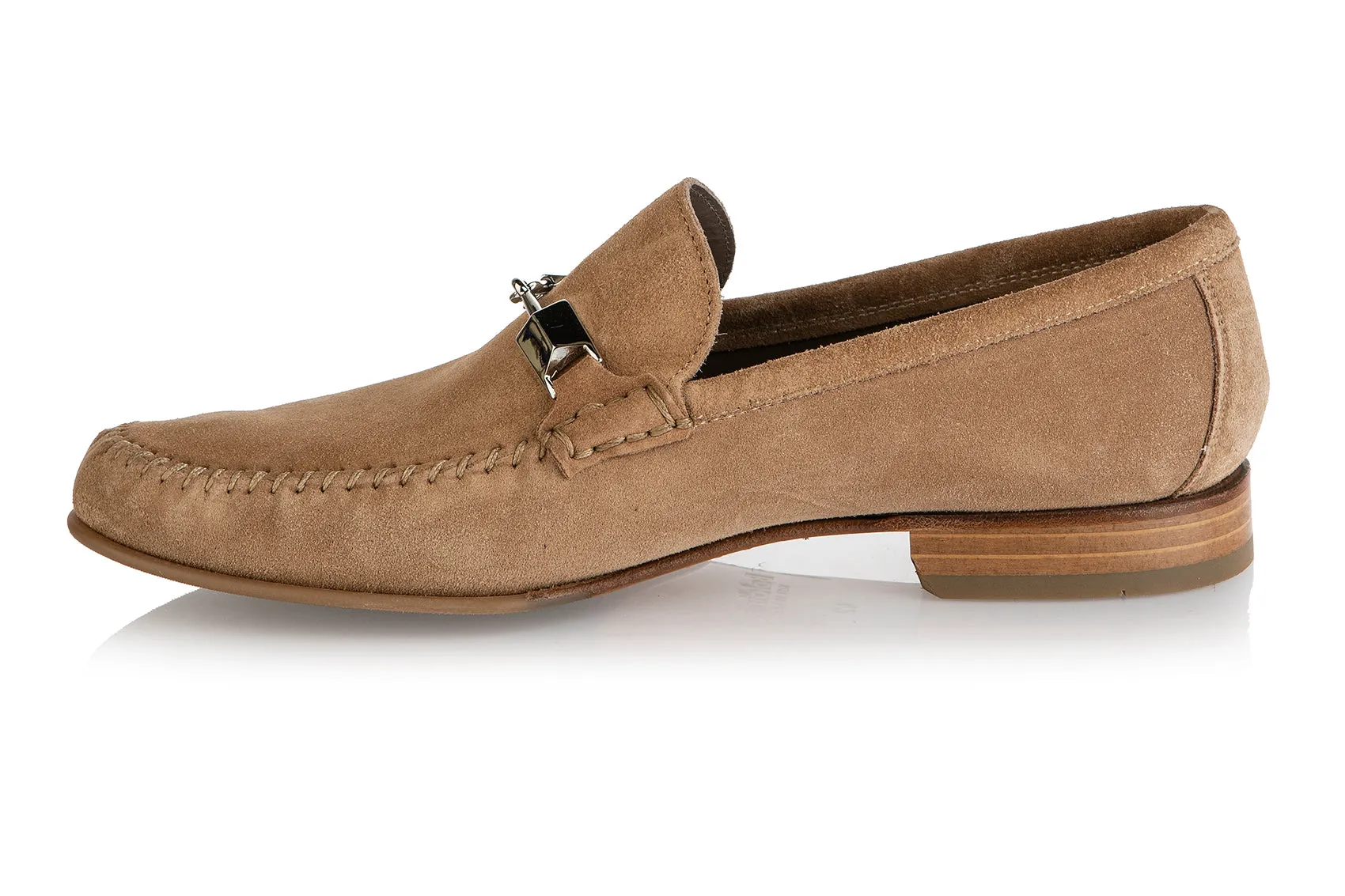 Monogram Loafers 8500 Baldinini Shoes / Beige