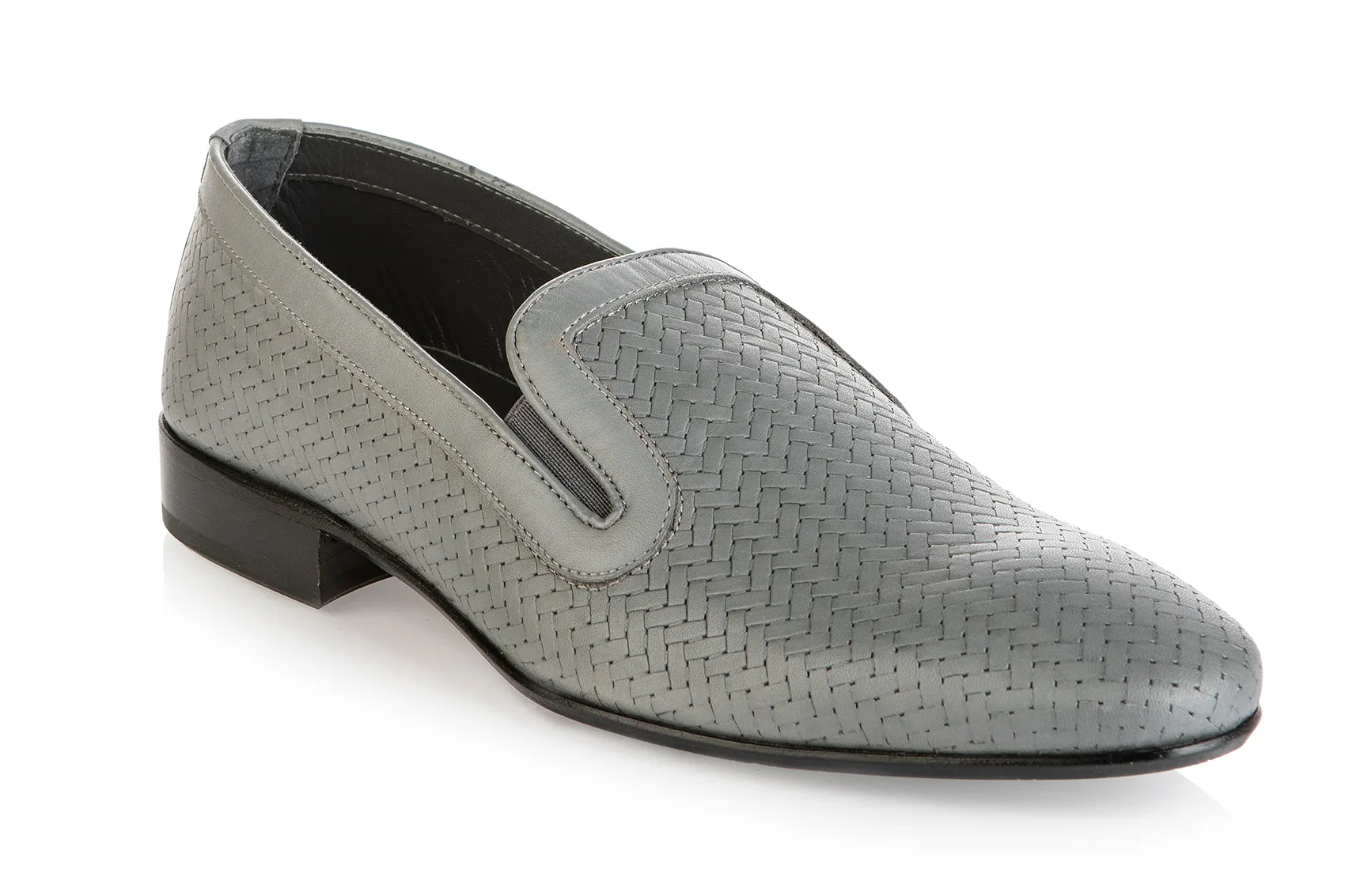 8504 Good Man Shoes / Gray Toe Loafers