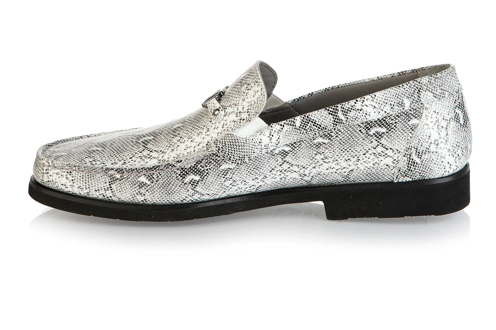 8506 Good Man Shoes / Gray Dan Lug Loafers