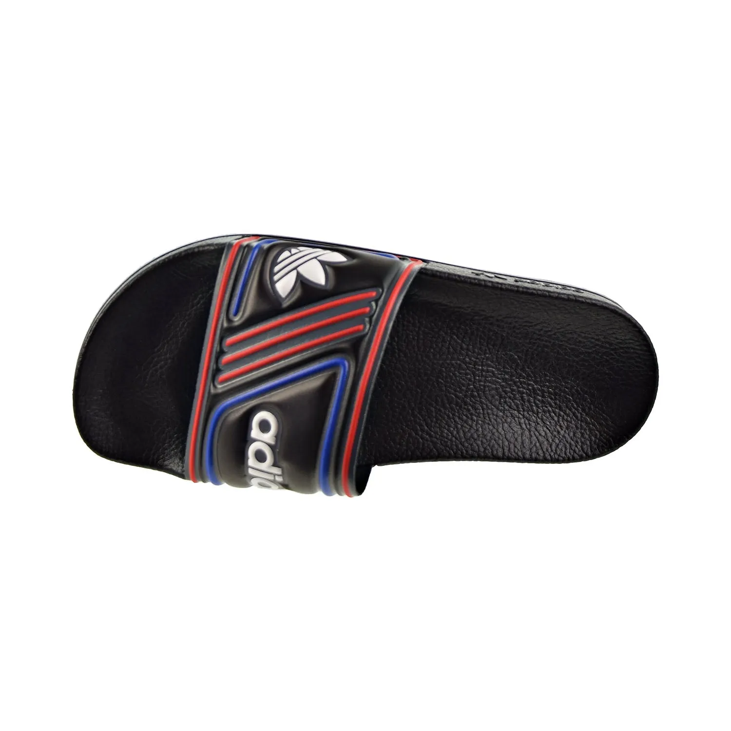 Adidas Adilette Men's Slides Core Black/Grey Six/Collegite Royal Sandals St Lucia