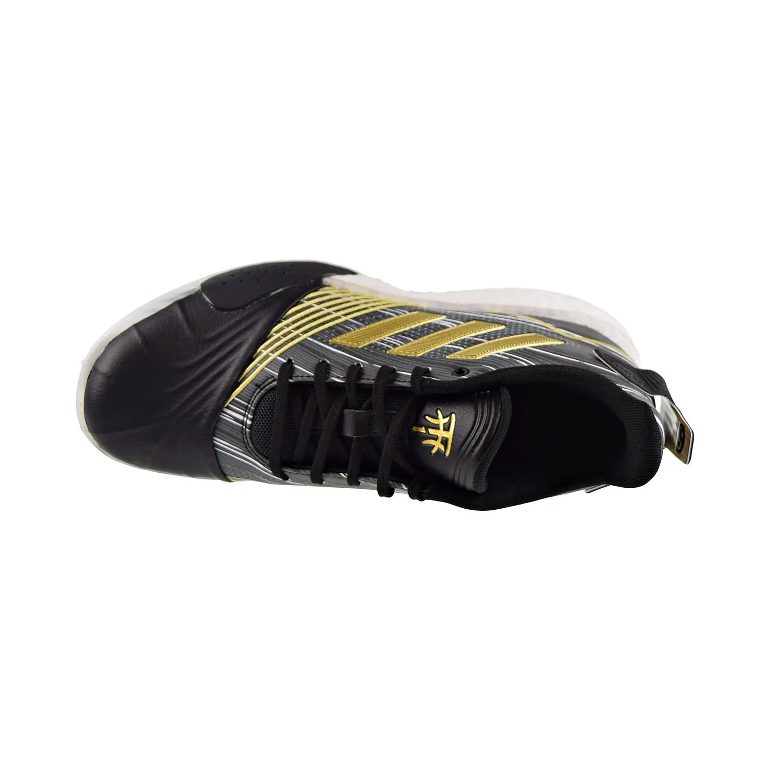 Adidas T-Mac Millennium Men's Shoes Core Black/Gold Metallic Athletic Spikes Running Shoes