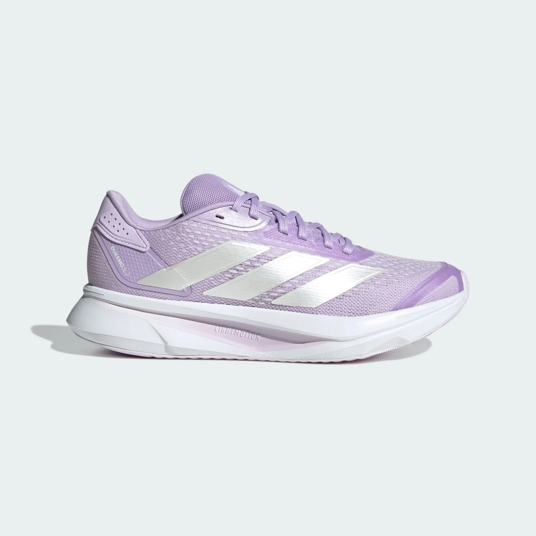 Adidas Women's Duramo 12 White/Lavender Running Shoes Low Arch Running Shoes