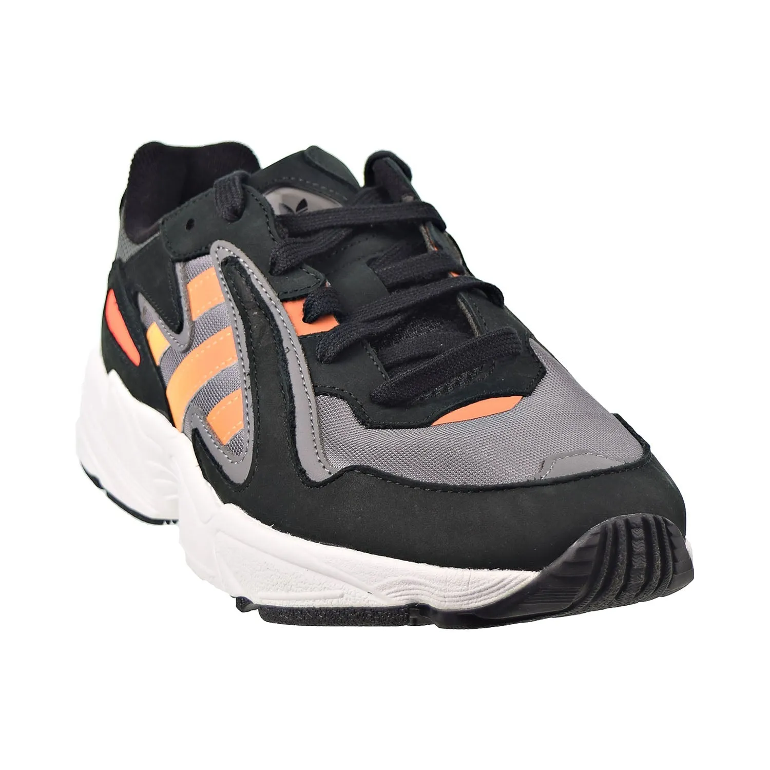 Adidas Yung-96 Chasm Men's Shoes Core Black-Semi Coral-Solar Red Best Running Shoe For Knee