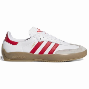 Adidas Shoes Skate Adidas - Puig Samba Shoes White/Red/Gum