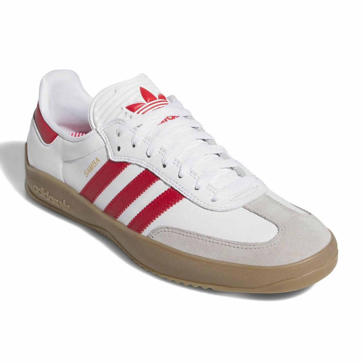 Adidas - Puig Samba Shoes White/Red/Gum Adidas Nyc Shoes