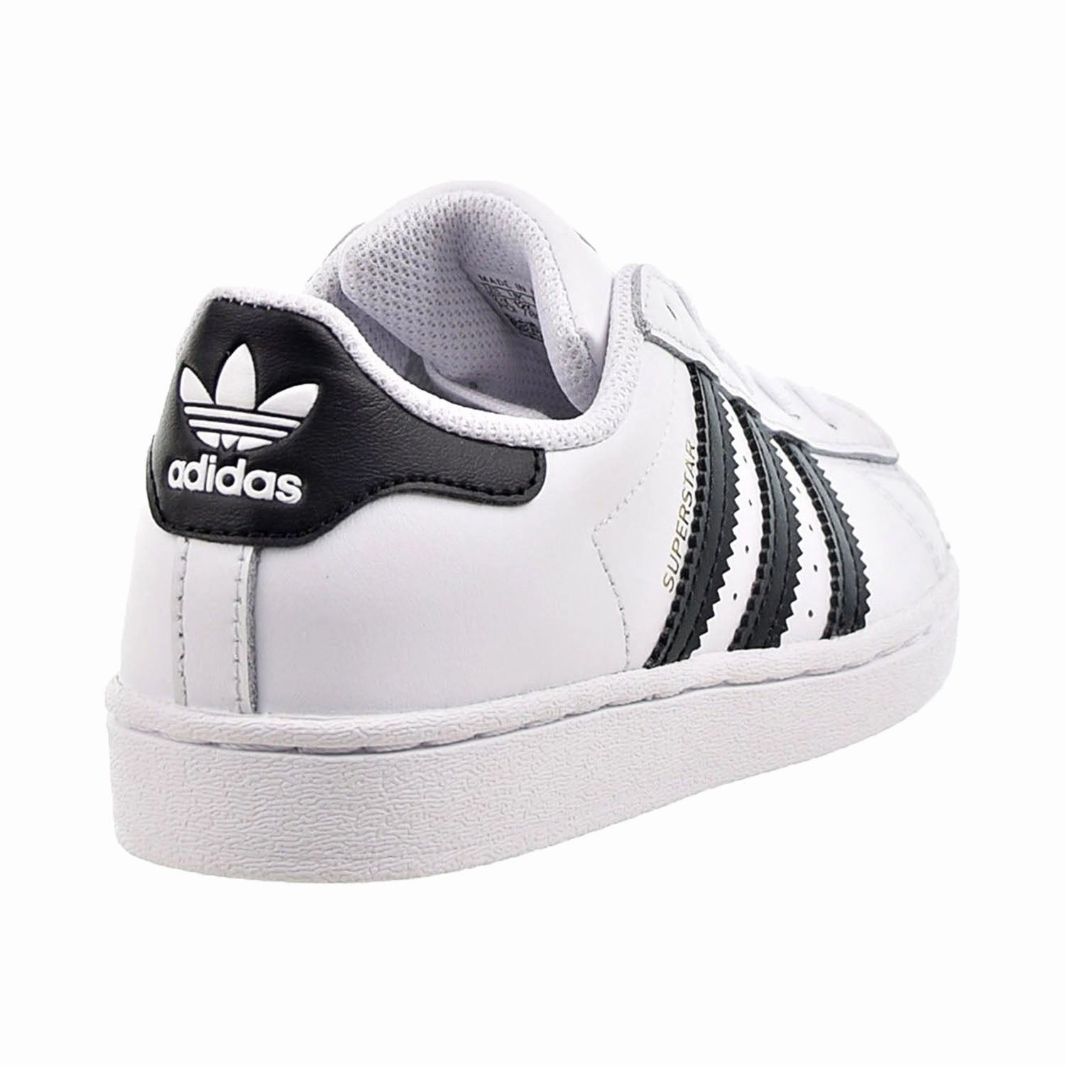 Adidas Superstar Little Kids' Shoes Cloud White/Core Black Handball Shoes Adidas