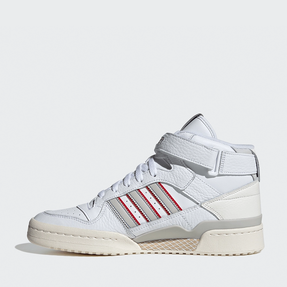 Adidas Wrestling Shoes Response Adidas Forum Mid - Cloud White / Grey One