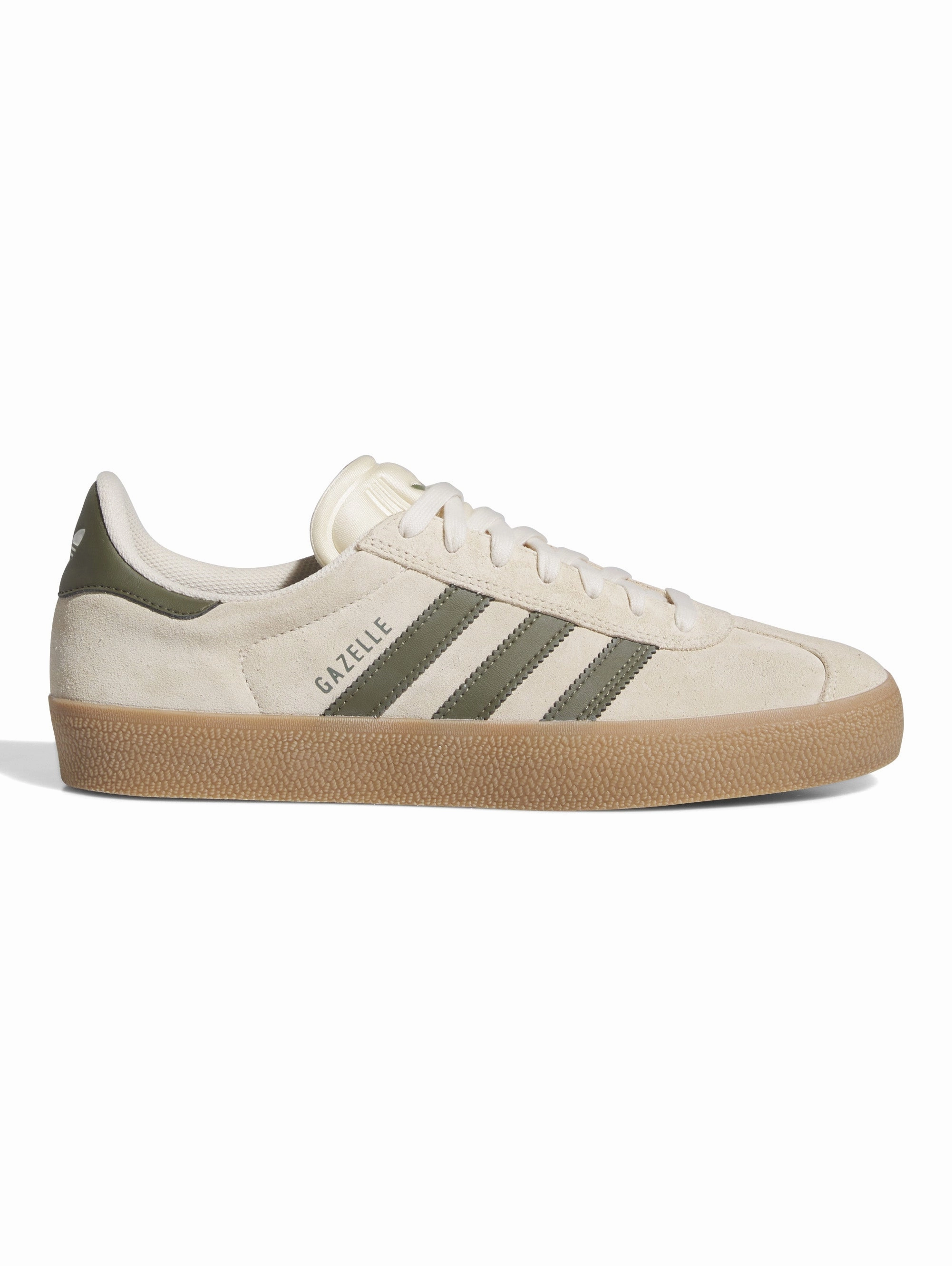 Adidas Anthony Edwards 1 Mid Basketball Shoes Adidas Gazelle ADV - Ecru Tint / Focus Olive - Gum