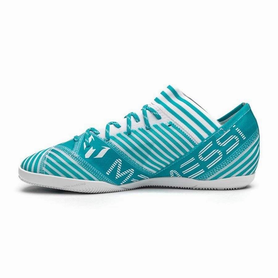 adidas Nemeziz Messi Tango 17.3 IN Indoor Soccer Shoes - White/Legend Ink/Energy Blue Nmd R1 Adidas Shoes