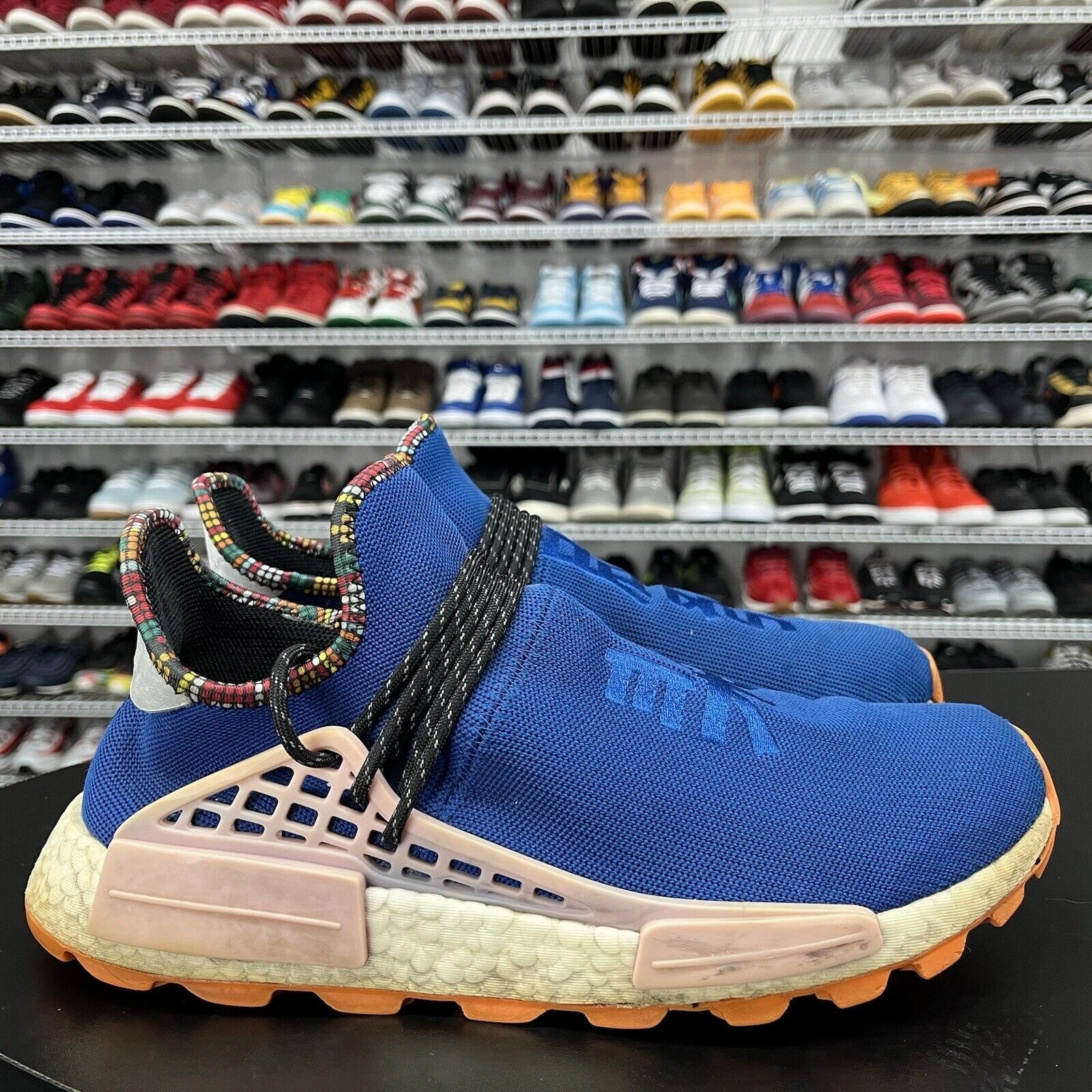 Adidas NMD Hu Pharrell Inspiration Pack Powder Blue EE7579 Men Size 11 No Insole Uk 5 To Us Shoe Size Adidas