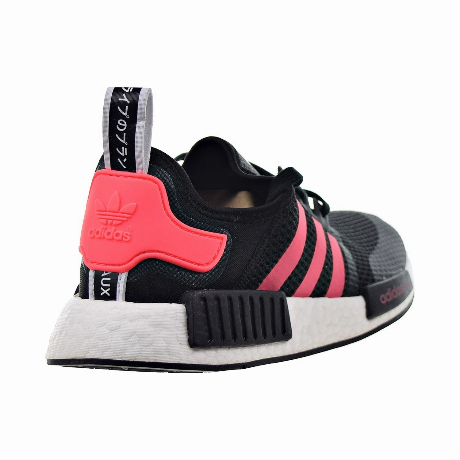 Adidas Street Soccer Shoes Adidas NMD_R1 Men's Shoes Core Black-Signal Pink-Cloud White