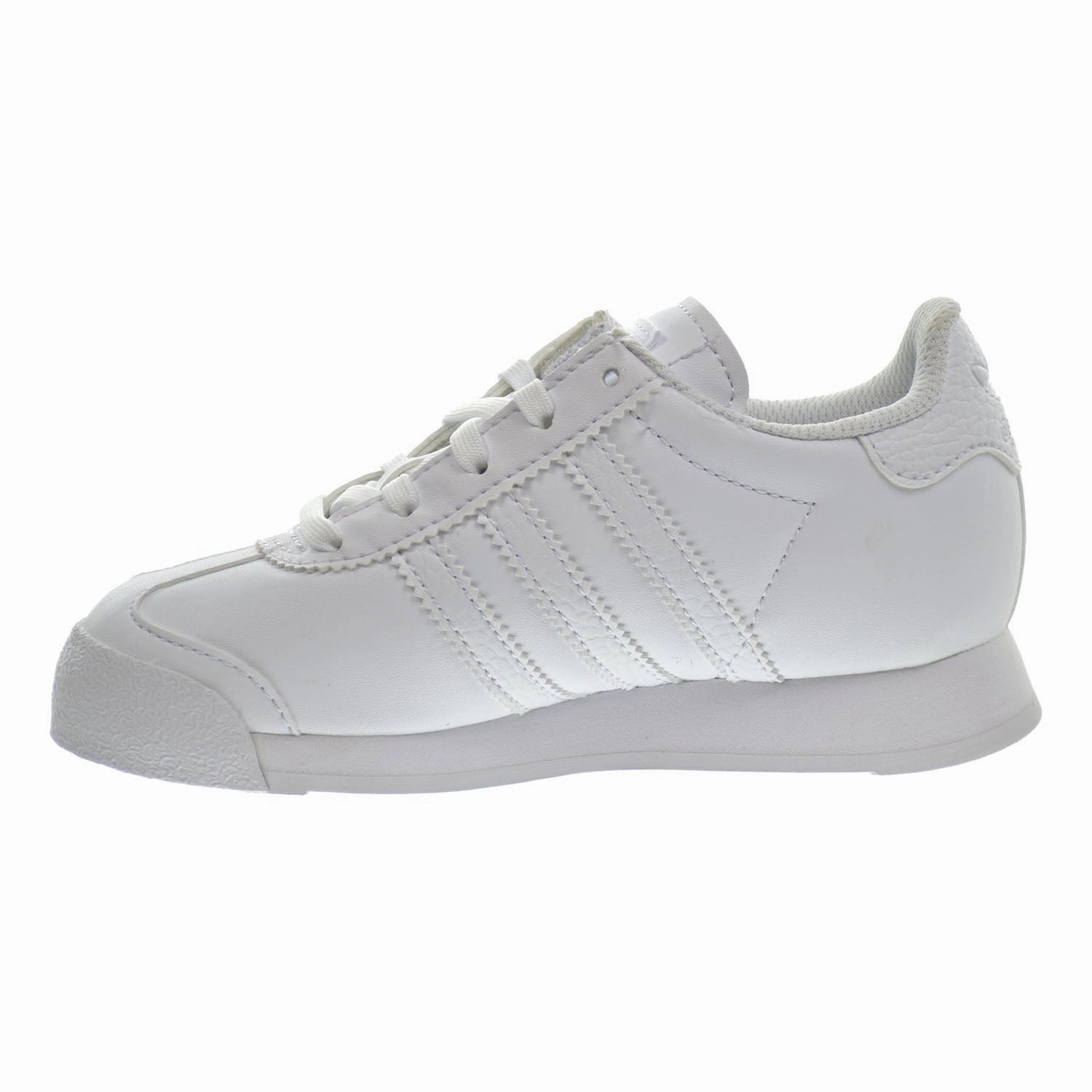 Adidas Samoa C Little Kid's Shoes White/White/Clear Grey Adidas Cool Shoes