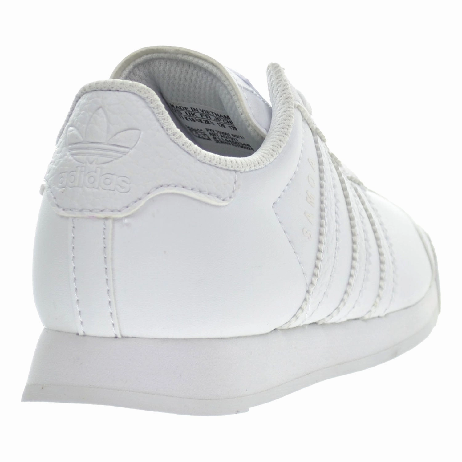 Adidas Xplr Shoes Adidas Samoa C Little Kid's Shoes White/White/Clear Grey