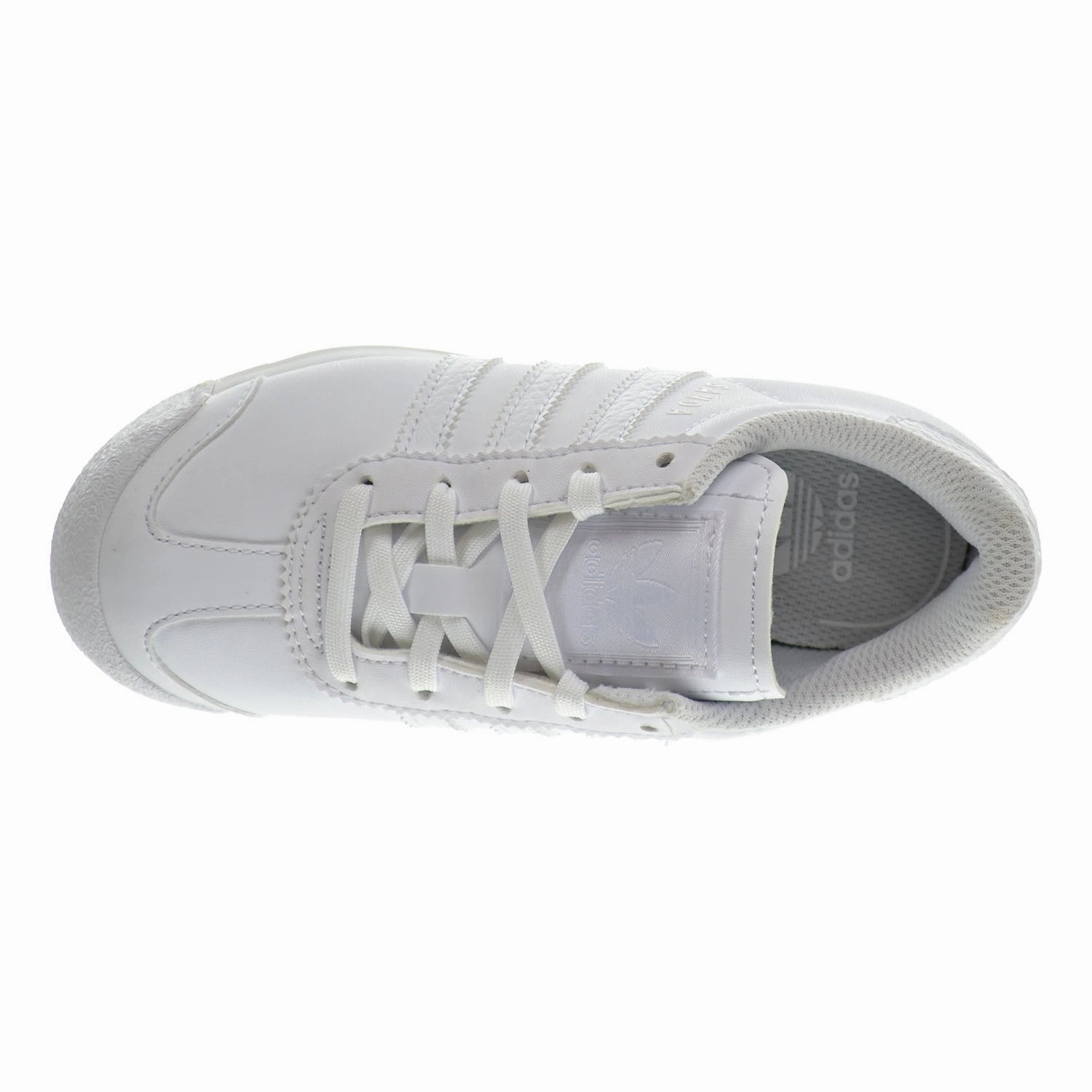 Adidas Samoa C Little Kid's Shoes White/White/Clear Grey Adidas New Collection Shoes