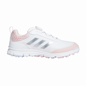 Brain Dead Adidas Bowling Shoes ADIDAS Solarstar BOA Women's Spikeless Shoes (White/Silver/Pink)