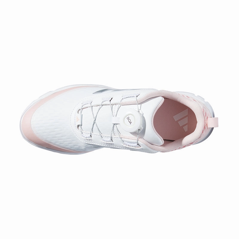 Adidas Kobe Shoes ADIDAS Solarstar BOA Women's Spikeless Shoes (White/Silver/Pink)