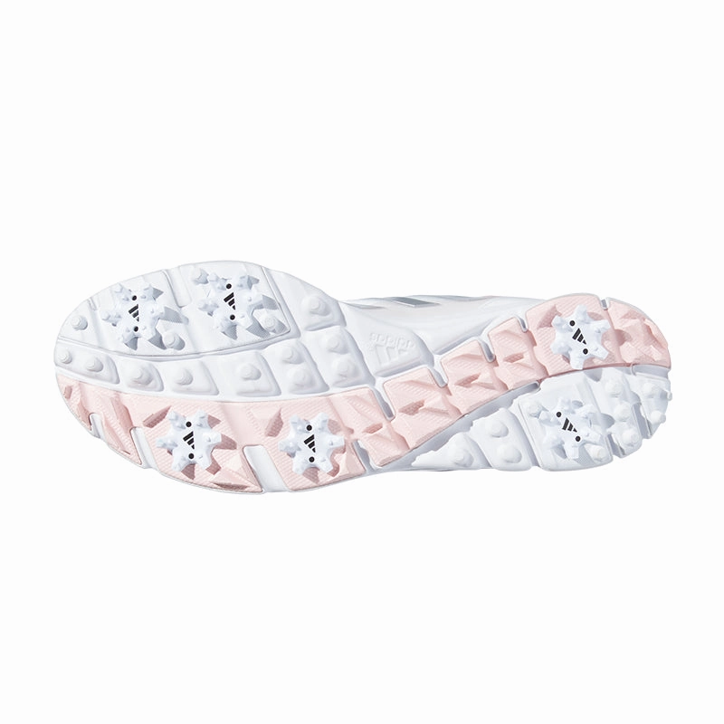Adidas Basketball Shoes Adizero ADIDAS Solarstar BOA Women's Spikeless Shoes (White/Silver/Pink)