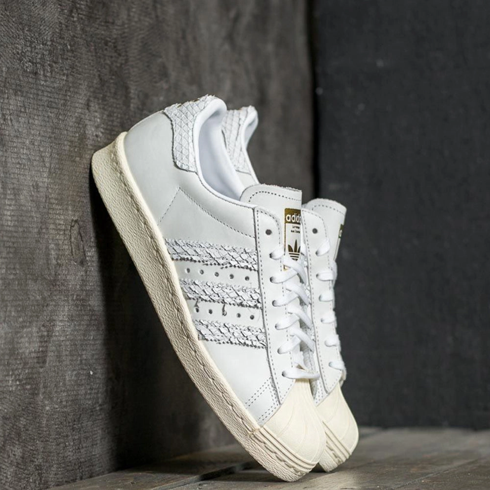 Adidas Superstar 80s W - Supplier Colour / Chalk White Adidas And Bape Shoes