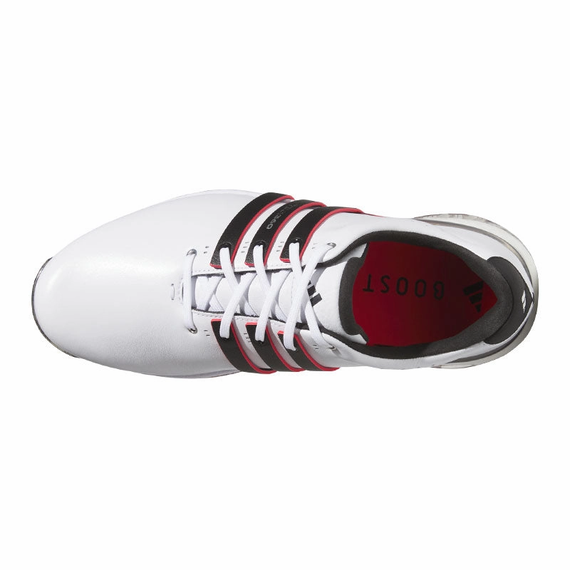 ADIDAS Tour360 25 Wide Men's Spikeless Shoes (White/Red/Navy) Baseball Adidas Shoes