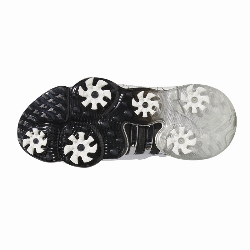 ADIDAS Tour360 Twin BOA Men's Spikeless Shoes (White/Black/Silver) Adidas Mule Shoes