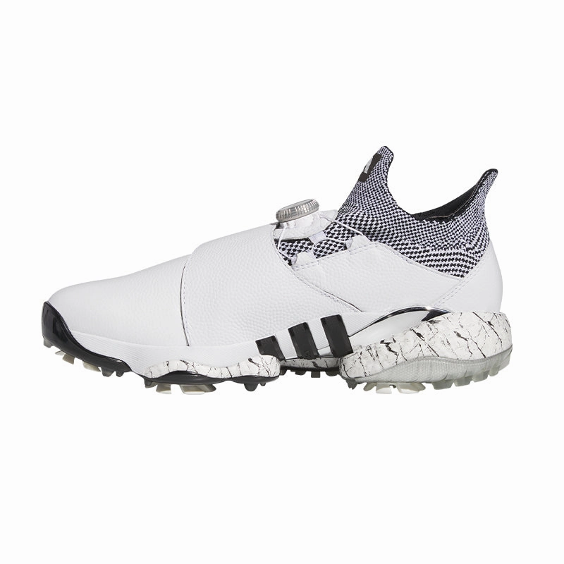 Adidas Shoes Casual Shoes ADIDAS Tour360 Twin BOA Men's Spikeless Shoes (White/Black/Silver)