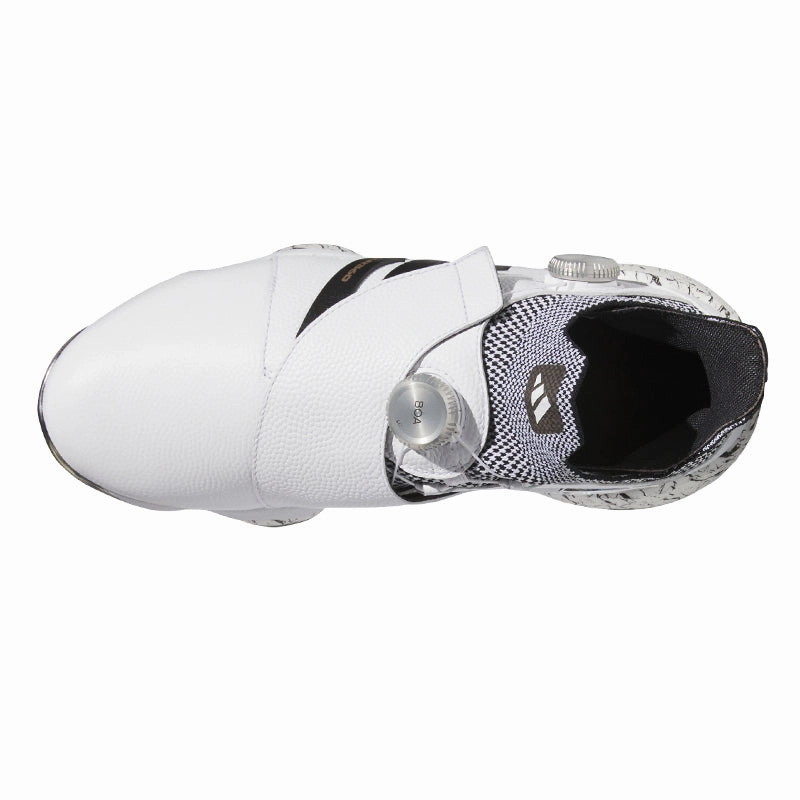 Adidas Originals Zx Flux Shoes ADIDAS Tour360 Twin BOA Men's Spikeless Shoes (White/Black/Silver)