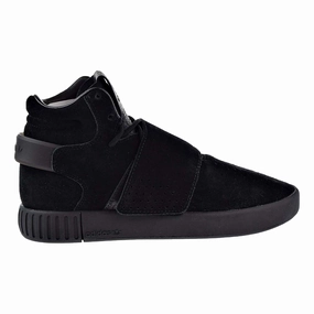 Adidas Tubular Invader Strap J Big Kids Shoes CBlack/Cblack/White Adidas Clay Court Tennis Shoes