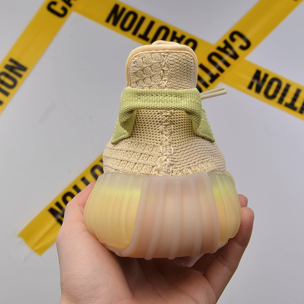Bad Bunny Adidas Shoes Yeezy Boost 350 V2 Flax Shoes
