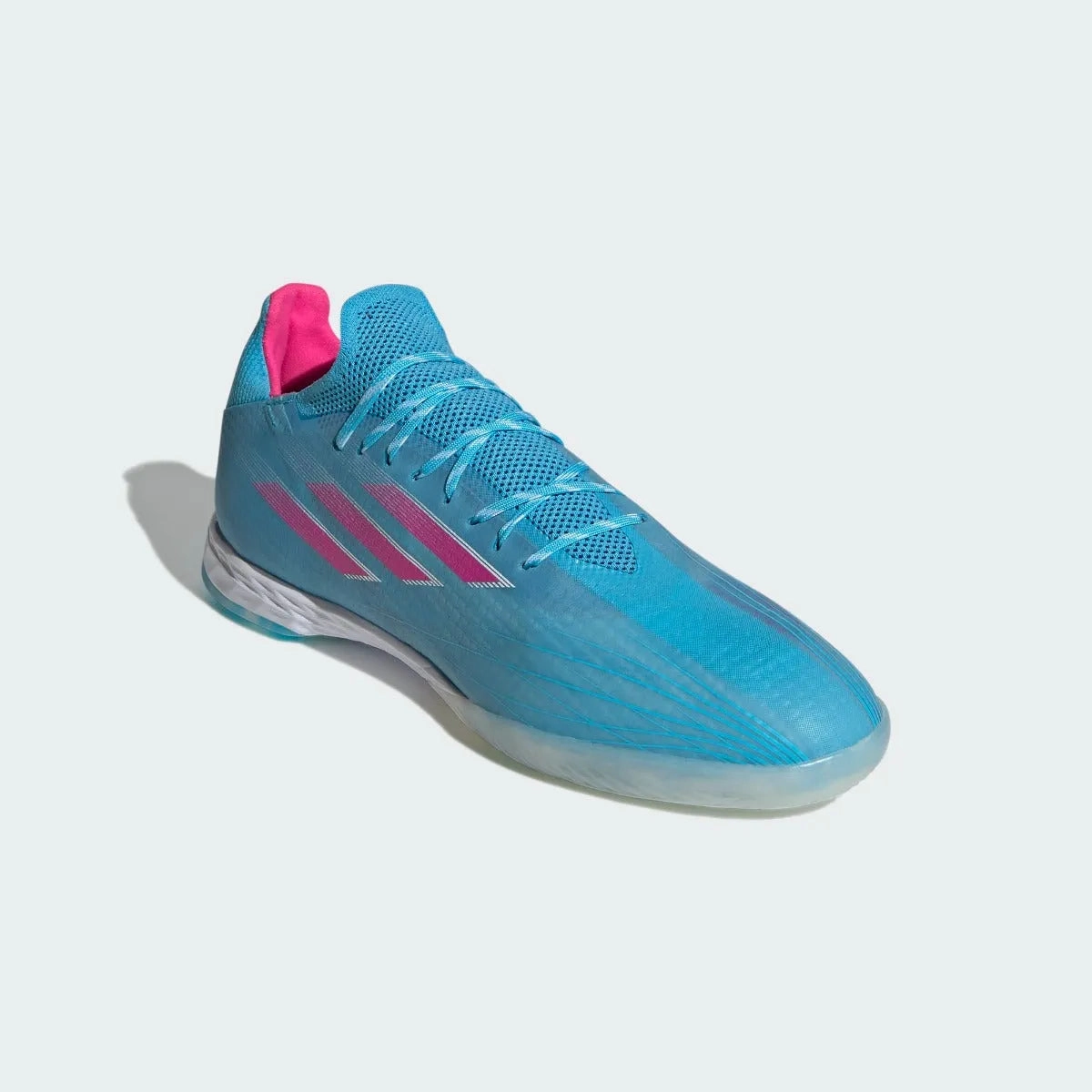 Adidas X Speedflow .1 IN - Sky Rush-Shock Pink Shoes Without Laces Adidas