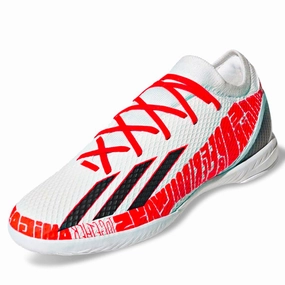 adidas X Speedportal Messi.3 Indoor Soccer Shoes (White/Solar Red) Adidas Shoe Sizing Chart