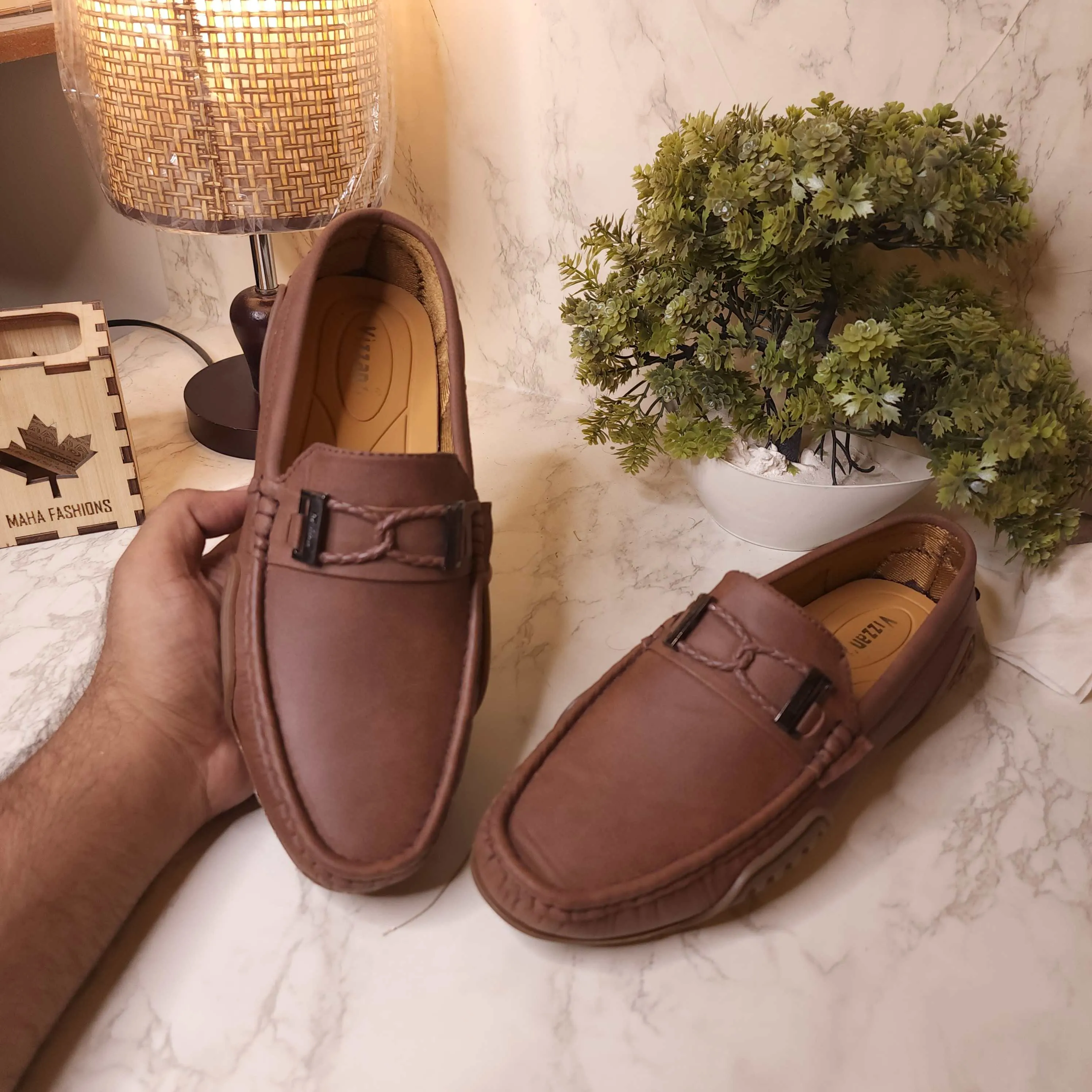 Premium Brown Loafers Loafers With Wide Toe Box