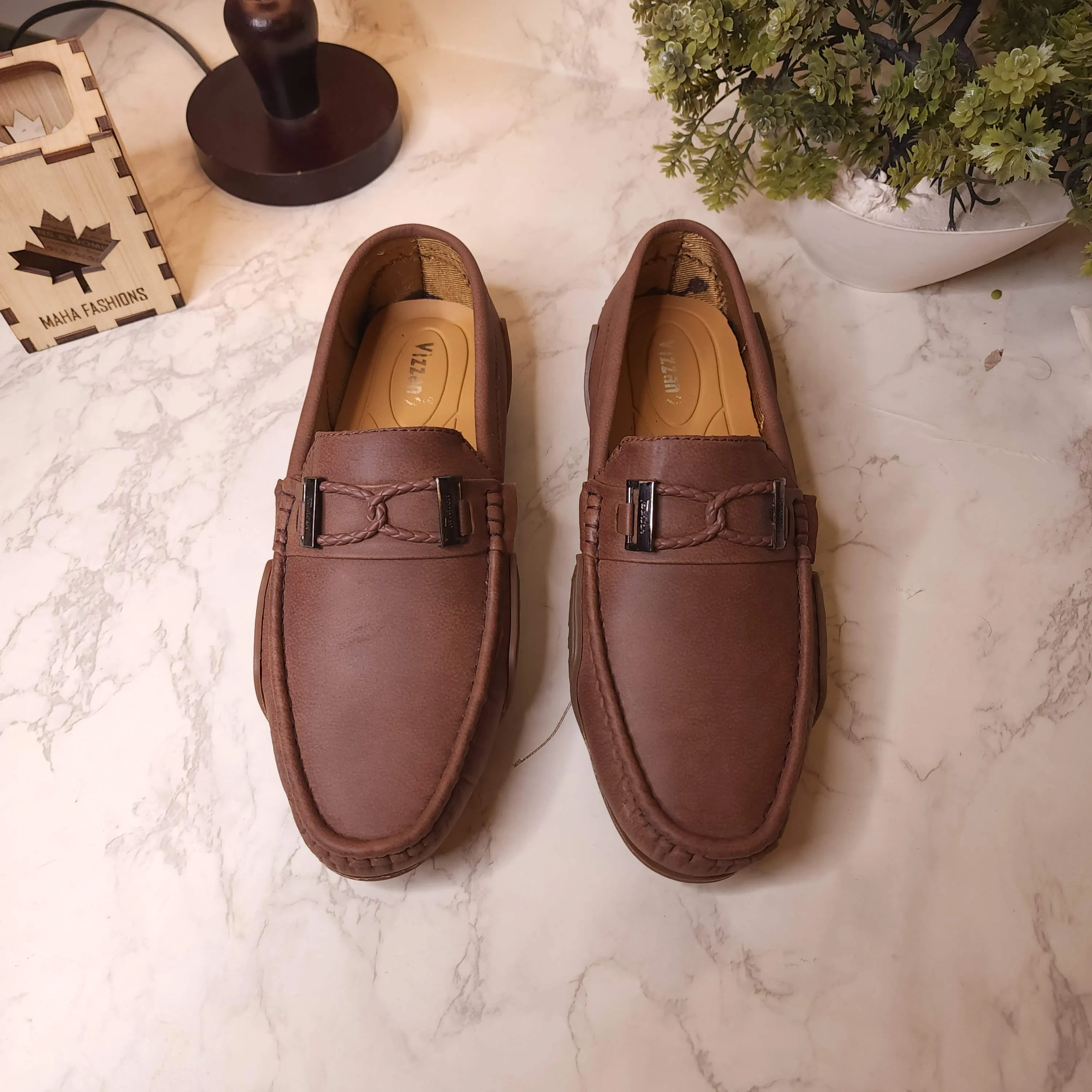 Premium Brown Loafers Gabbana Loafers