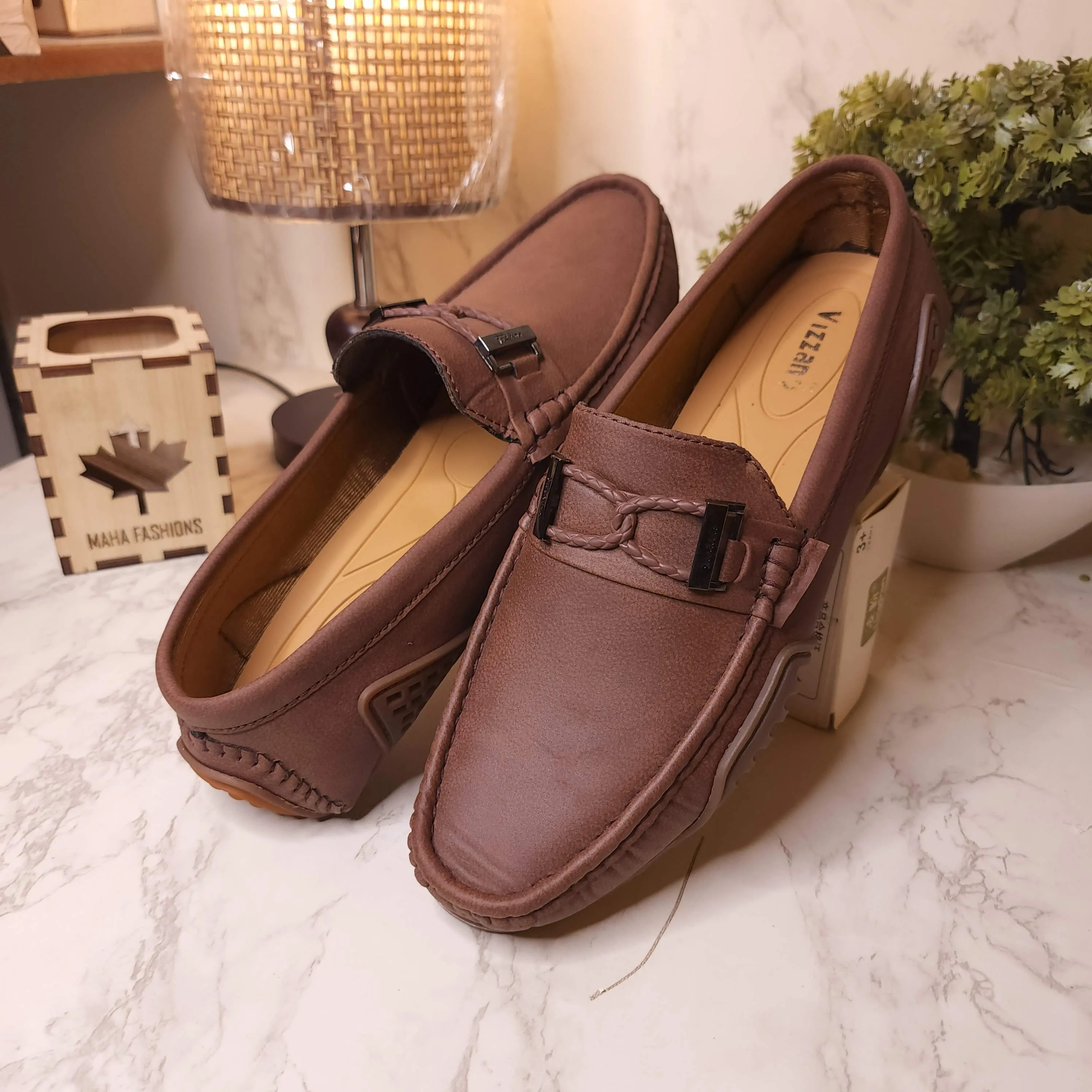 Premium Brown Loafers High Top Loafers