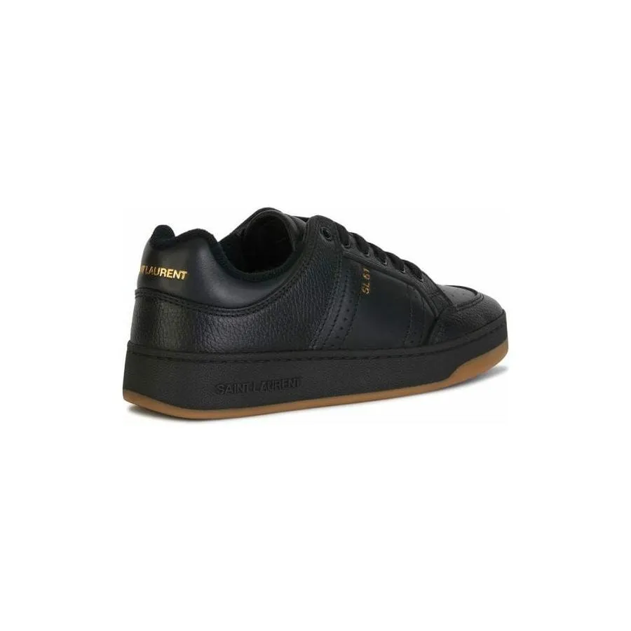 Gortex Sneakers Saint Laurent Elegant Black Low-Top Leather Sneakers