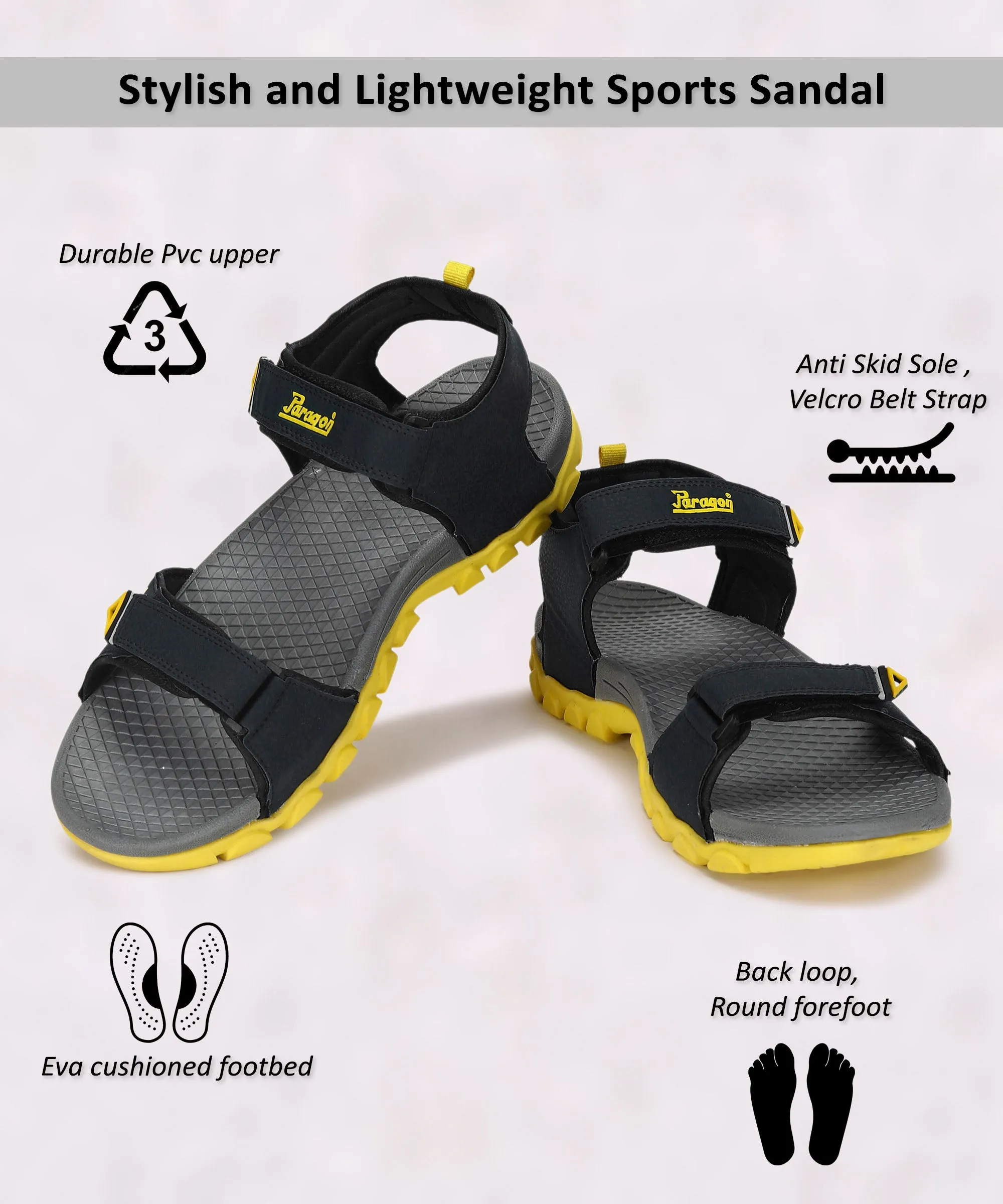 Bridal Sandals Wedding Paragon Blot K1424G Men Stylish Sandals | Comfortable Sandals for Daily Outdoor Use | Casual Formal Sandals with Cushioned Soles