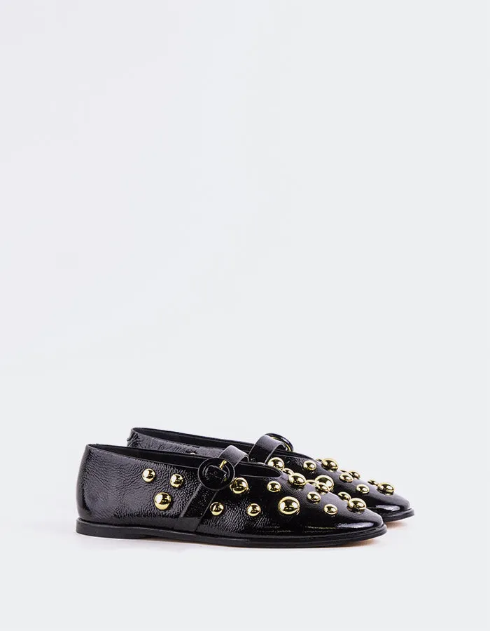 Aeloria Black Naplack Best Gym Shoes Flat Sole