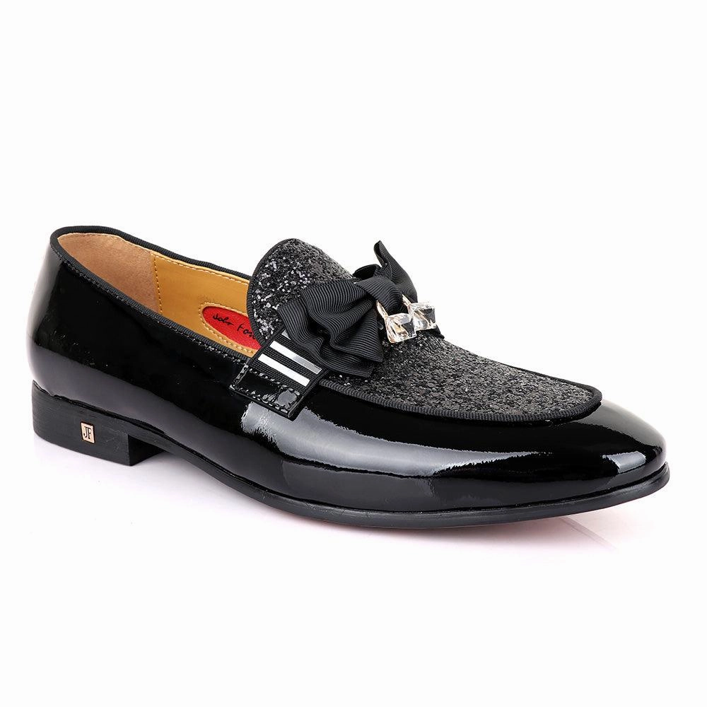 John foster wetlips Stone Studded with bow black Oliver Cabell Loafers