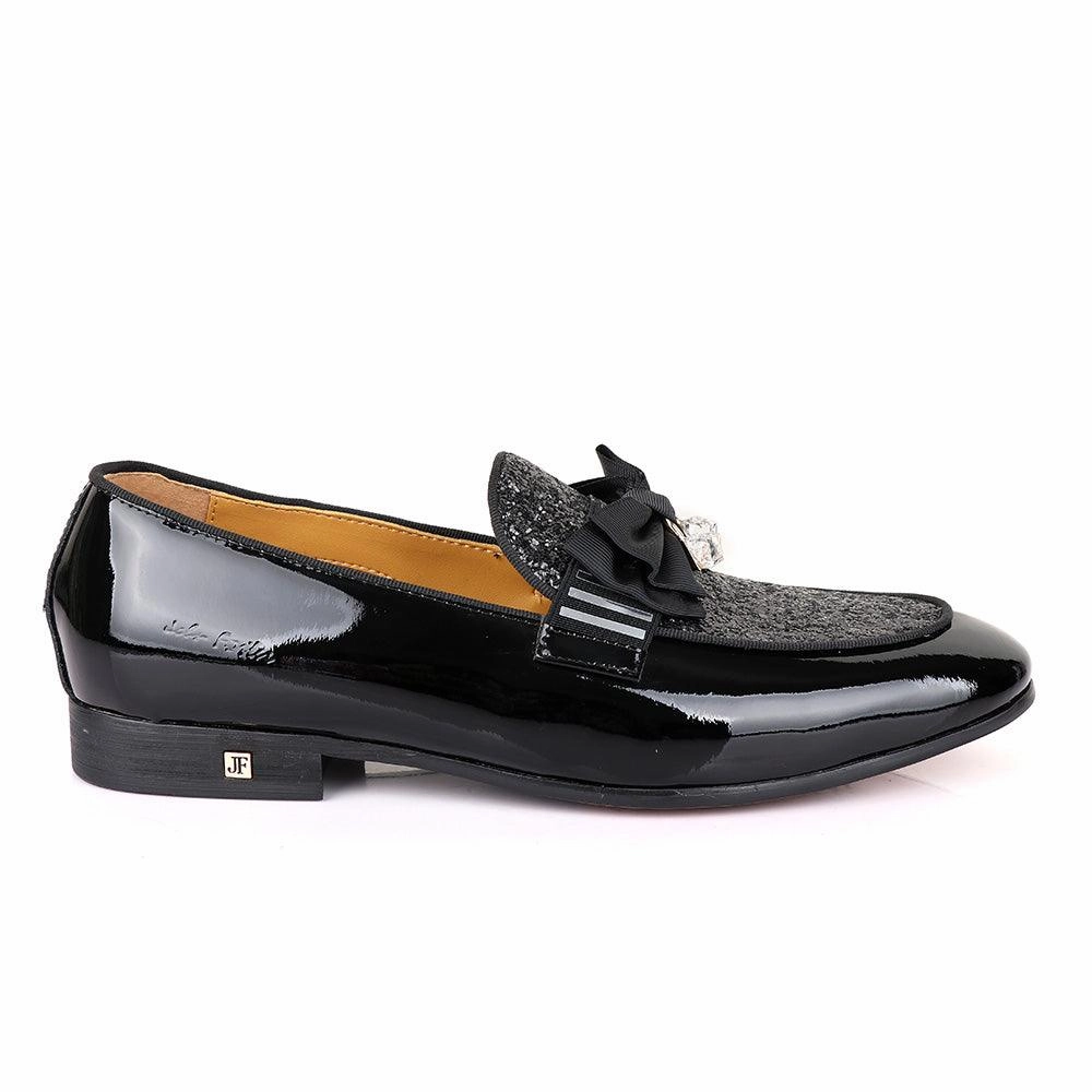 John foster wetlips Stone Studded with bow black Vagabond Shoemakers Loafers