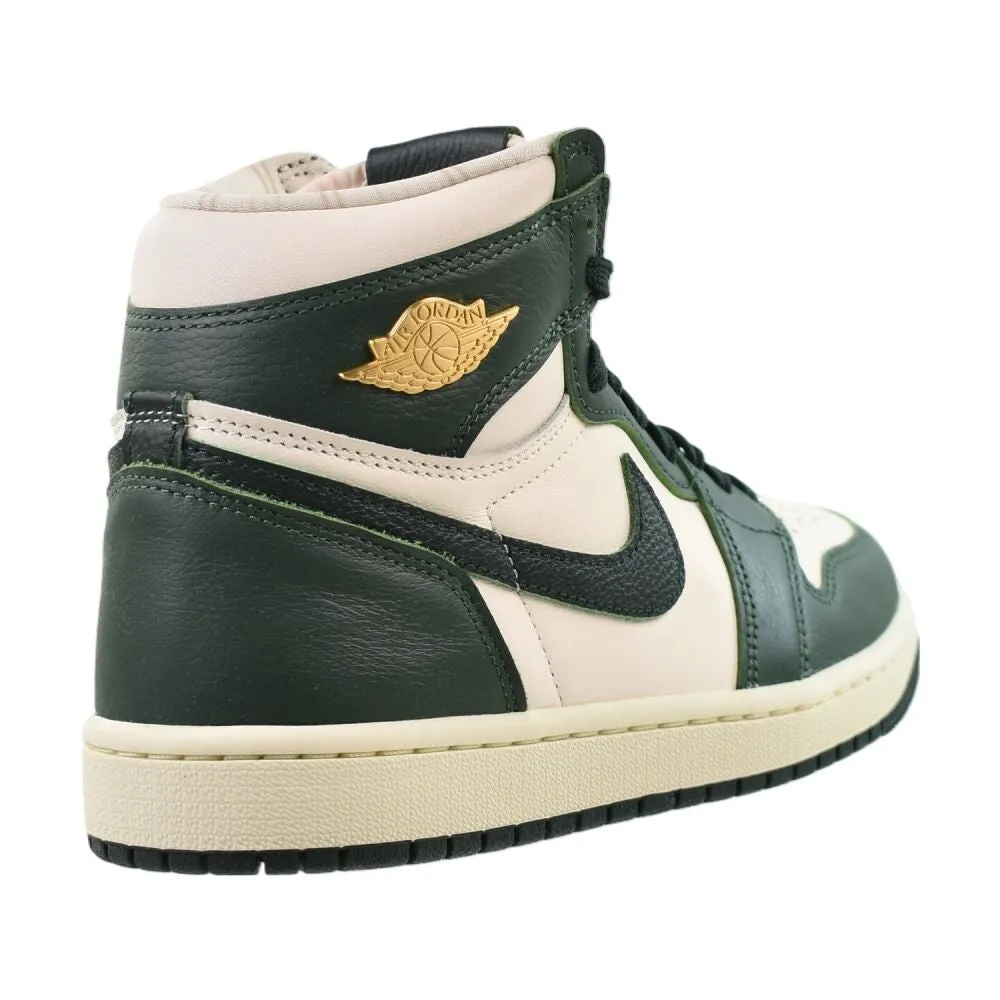 Air Jordan 1 Retro Hi OG Women's Shoes Pale Ivory/Pro Green fd2596-101 Smart Casual Open Toe Shoes