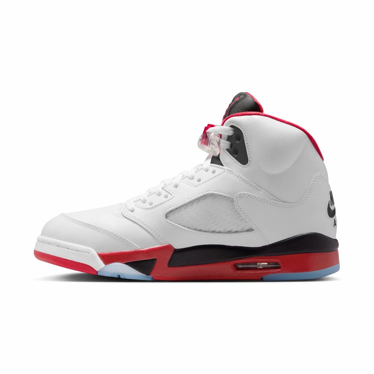 Air Jordan 5 Retro 'Fire Red Black Tongue' Men's Shoes Asics Vintage Running Shoes