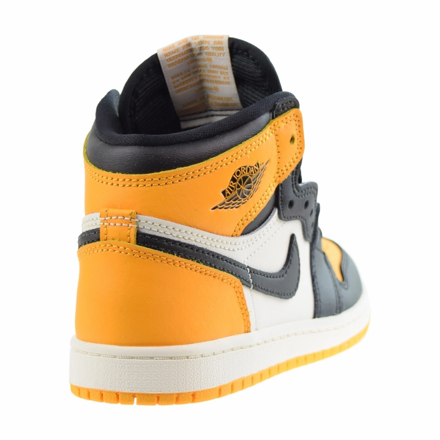 Asics X Wide Shoes Air Jordan Retro 1 High OG (PS) Little Kids' Shoes Taxi-Black-Sail