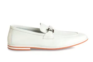 Business Casual Outfits With Loafers 8951 Baldinini Shoes / White
