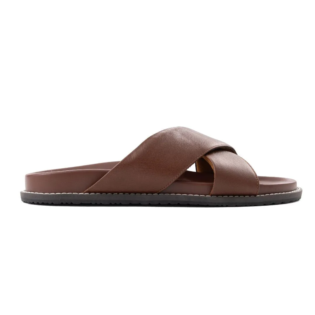 ALDO Mario Slide Sandal Men - TAN Blanket Slippers